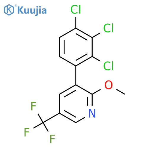 2-Methoxy-3-(2,3,4-trichlorophenyl)-5-(trifluoromethyl)pyridine structure
