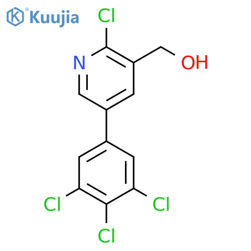2-Chloro-5-(3,4,5-trichlorophenyl)pyridine-3-methanol structure