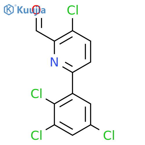 3-Chloro-6-(2,3,5-trichlorophenyl)picolinaldehyde structure