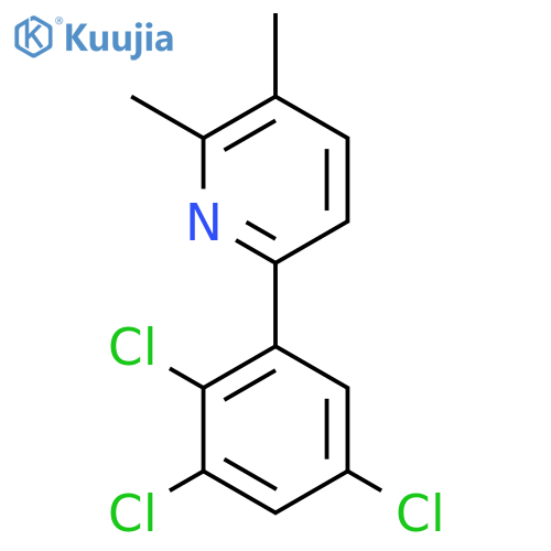 2,3-Dimethyl-6-(2,3,5-trichlorophenyl)pyridine structure