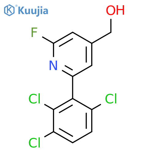 2-Fluoro-6-(2,3,6-trichlorophenyl)pyridine-4-methanol structure