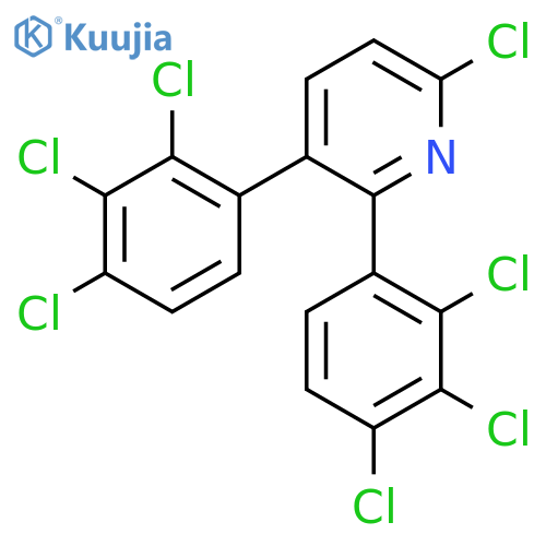 2,3-Bis(2,3,4-trichlorophenyl)-6-chloropyridine structure