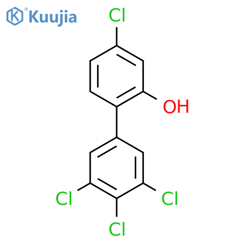2-Hydroxy-4,3',4',5'-tetrachlorobiphenyl structure