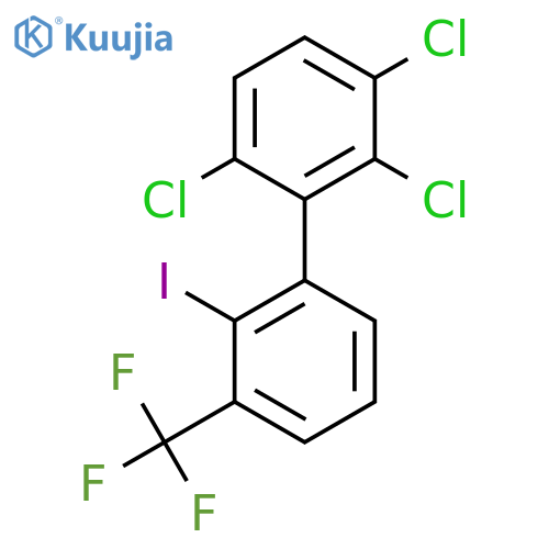 2'-Iodo-2,3,6-trichloro-3'-(trifluoromethyl)biphenyl structure