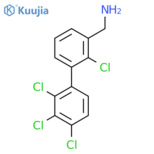 C-(2,2',3',4'-Tetrachlorobiphenyl-3-yl)-methylamine structure