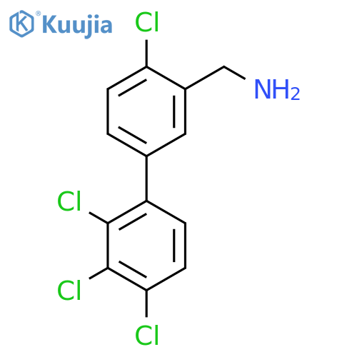 C-(4,2',3',4'-Tetrachlorobiphenyl-3-yl)-methylamine structure