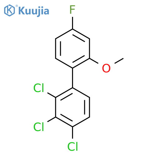 4'-Fluoro-2'-methoxy-2,3,4-trichlorobiphenyl structure
