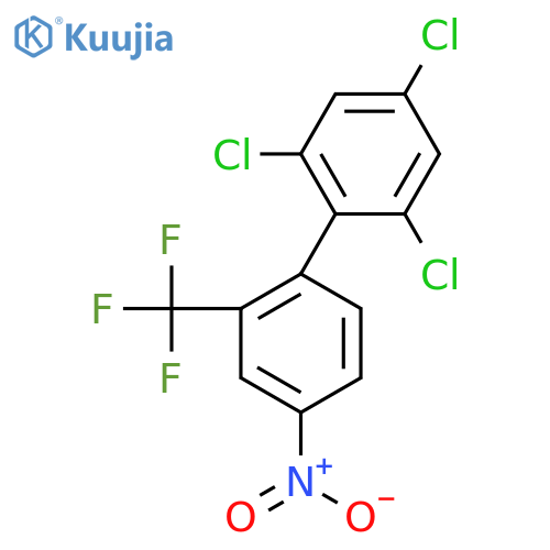 4'-Nitro-2,4,6-trichloro-2'-(trifluoromethyl)biphenyl structure