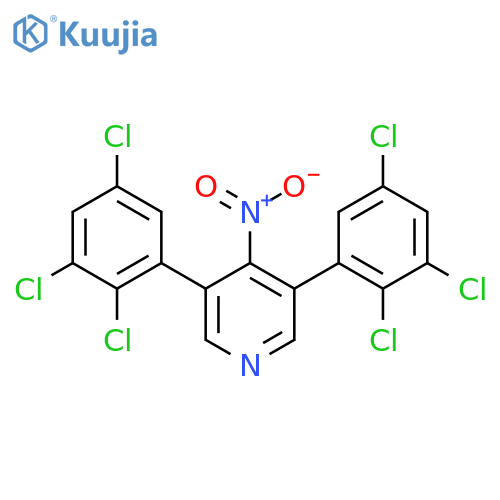 3,5-Bis(2,3,5-trichlorophenyl)-4-nitropyridine structure
