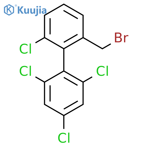 2'-(Bromomethyl)-2,4,6,6'-tetrachlorobiphenyl structure