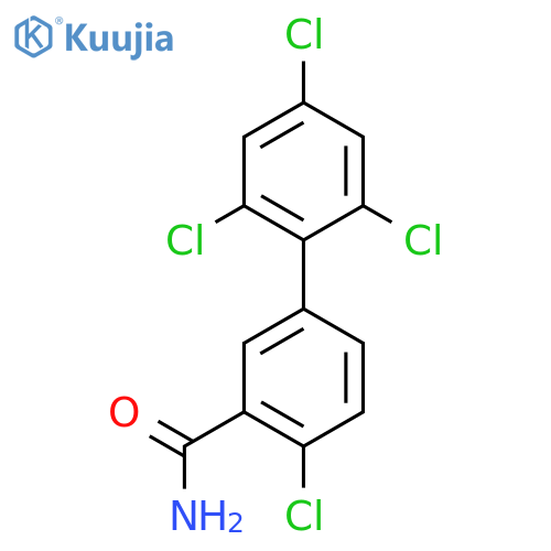 4,2',4',6'-Tetrachlorobiphenyl-3-carboxylic acid amide structure