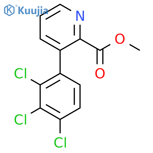 Methyl 3-(2,3,4-trichlorophenyl)picolinate structure