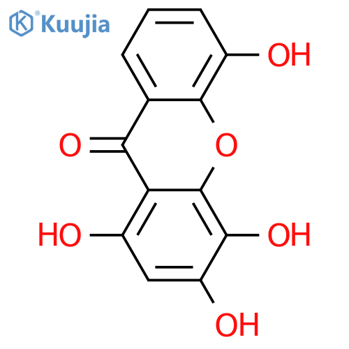 1,3,4,5-Tetrahydroxyxanthone structure