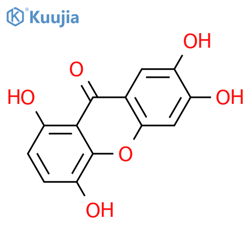 1,4,6,7-Tetrahydroxyxanthone structure