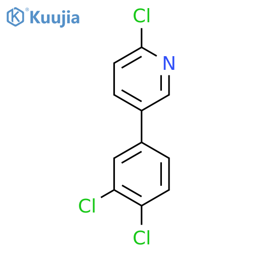 2-Chloro-5-(3,4-dichlorophenyl)pyridine structure