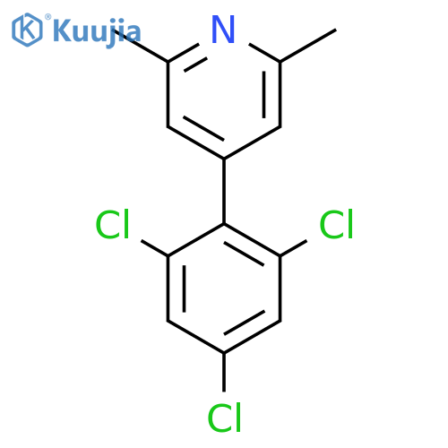 2,6-Dimethyl-4-(2,4,6-trichlorophenyl)pyridine structure