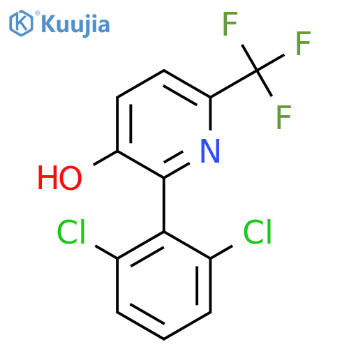 2-(2,6-Dichlorophenyl)-3-hydroxy-6-(trifluoromethyl)pyridine structure