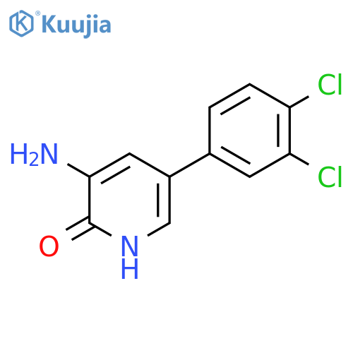 3-Amino-5-(3,4-dichlorophenyl)-2-hydroxypyridine structure