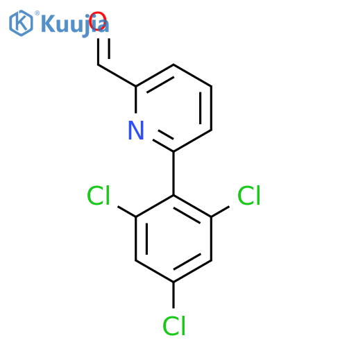6-(2,4,6-Trichlorophenyl)picolinaldehyde structure