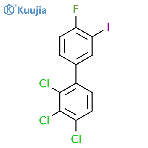 4'-Fluoro-3'-iodo-2,3,4-trichlorobiphenyl structure