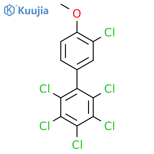 3'-Chloro-4'-methoxy-2,3,4,5,6-pentachlorobiphenyl structure