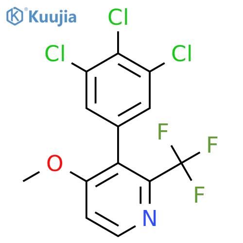 4-Methoxy-3-(3,4,5-trichlorophenyl)-2-(trifluoromethyl)pyridine structure