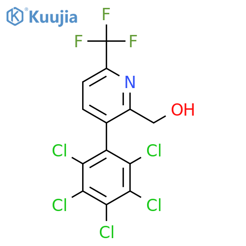 3-(Perchlorophenyl)-6-(trifluoromethyl)pyridine-2-methanol structure