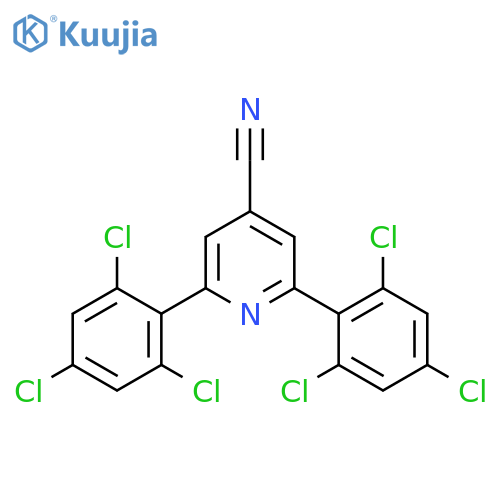 2,6-Bis(2,4,6-trichlorophenyl)isonicotinonitrile structure
