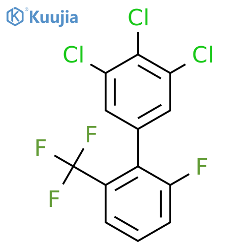 6'-Fluoro-3,4,5-trichloro-2'-(trifluoromethyl)biphenyl structure