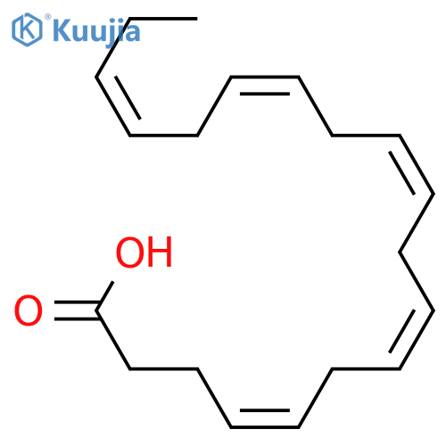 4(Z),7(Z),10(Z),13(Z),16(Z)-Nonadecapentaenoic Acid structure