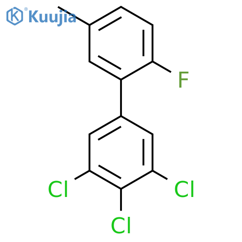 2'-Fluoro-5'-methyl-3,4,5-trichlorobiphenyl structure