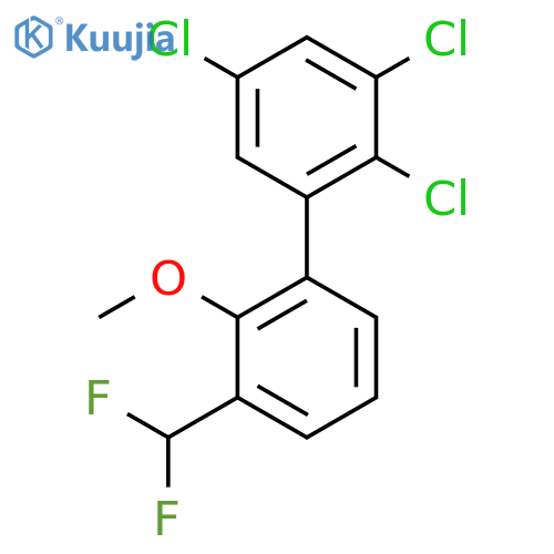 3'-(Difluoromethyl)-2'-methoxy-2,3,5-trichlorobiphenyl structure