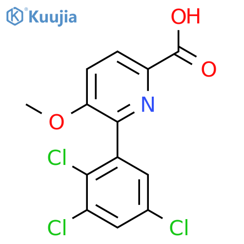 5-Methoxy-6-(2,3,5-trichlorophenyl)picolinic acid structure
