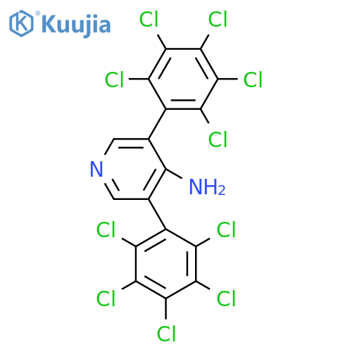 4-Amino-3,5-bis(perchlorophenyl)pyridine structure