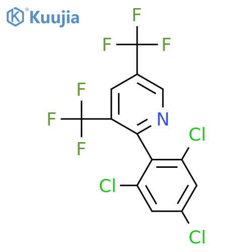 3,5-Bis(trifluoromethyl)-2-(2,4,6-trichlorophenyl)pyridine structure
