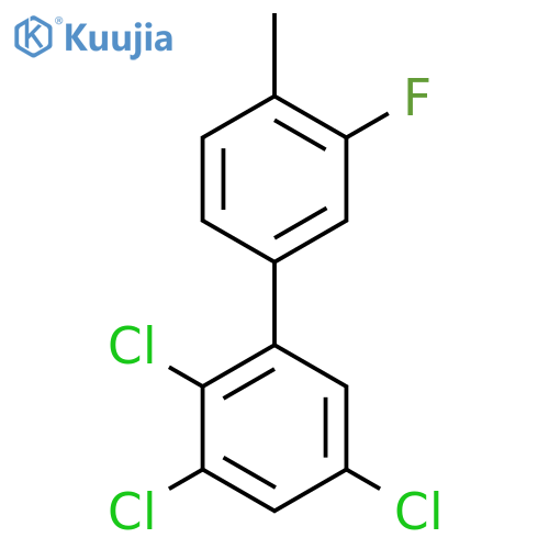 3'-Fluoro-4'-methyl-2,3,5-trichlorobiphenyl structure