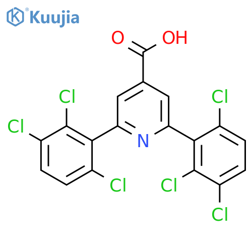2,6-Bis(2,3,6-trichlorophenyl)isonicotinic acid structure