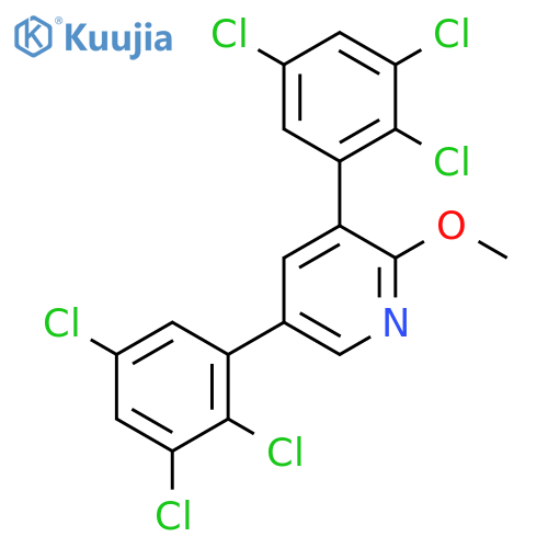3,5-Bis(2,3,5-trichlorophenyl)-2-methoxypyridine structure