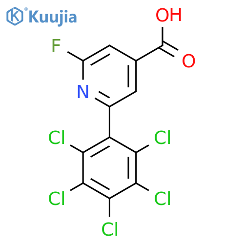 2-Fluoro-6-(perchlorophenyl)isonicotinic acid structure