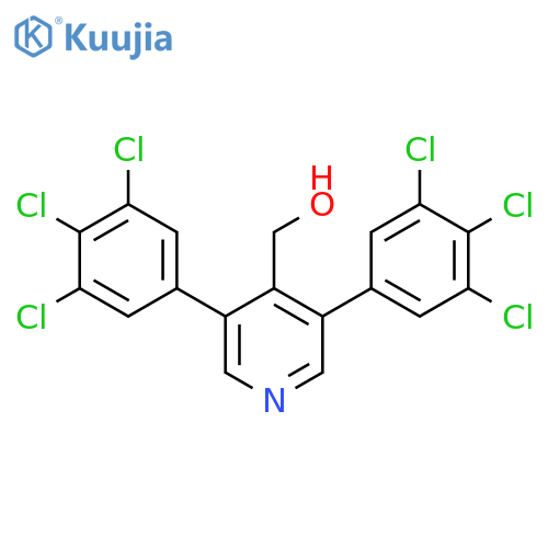 3,5-Bis(3,4,5-trichlorophenyl)pyridine-4-methanol structure