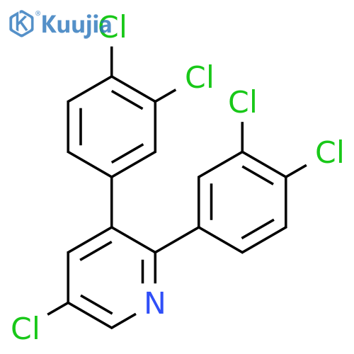 2,3-Bis(3,4-dichlorophenyl)-5-chloropyridine structure
