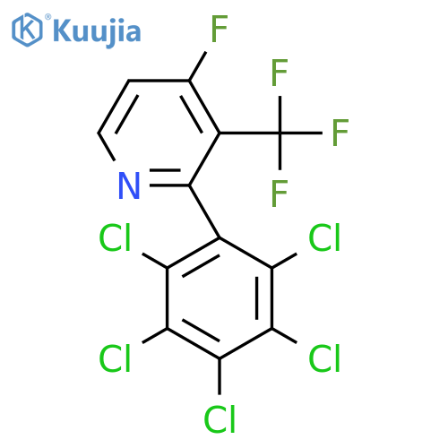 4-Fluoro-2-(perchlorophenyl)-3-(trifluoromethyl)pyridine structure