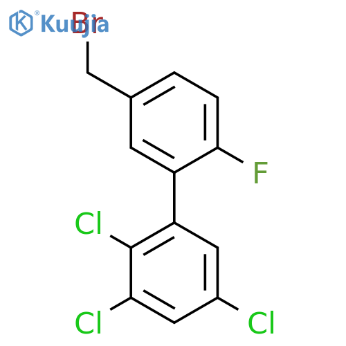 5'-(Bromomethyl)-2'-fluoro-2,3,5-trichlorobiphenyl structure