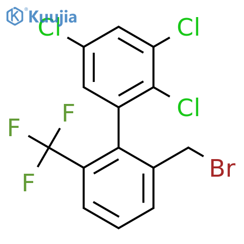 2'-(Bromomethyl)-2,3,5-trichloro-6'-(trifluoromethyl)biphenyl structure