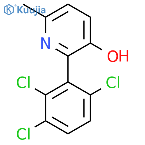 3-Hydroxy-6-methyl-2-(2,3,6-trichlorophenyl)pyridine structure
