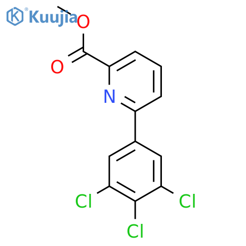 Methyl 6-(3,4,5-trichlorophenyl)picolinate structure