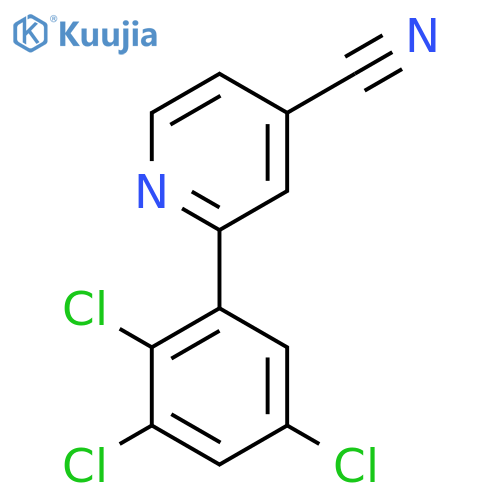 2-(2,3,5-Trichlorophenyl)isonicotinonitrile structure