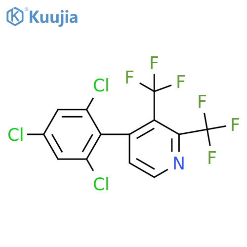 2,3-Bis(trifluoromethyl)-4-(2,4,6-trichlorophenyl)pyridine structure