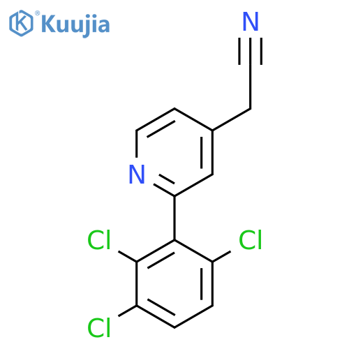 2-(2,3,6-Trichlorophenyl)pyridine-4-acetonitrile structure
