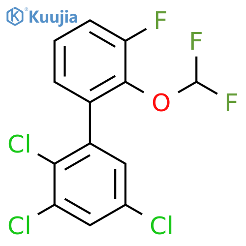 2'-(Difluoromethoxy)-3'-fluoro-2,3,5-trichlorobiphenyl structure